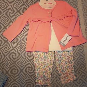 Pink & Floral 3pcs Set || NWT